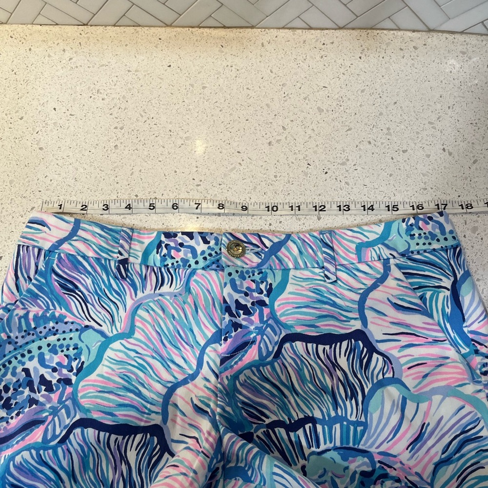 Lilly Pulitzer Callahan Stretch Shorts Fishful Thinking Size 8 NWT - Picture 9 of 13